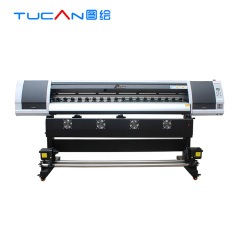 1.6m Factory direct sale cheap price 160cm small eco solvent printer XP600 print head vinyl inkjet printer