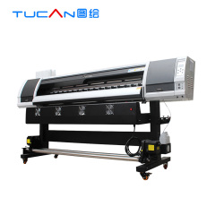 1.6m Factory direct sale cheap price 160cm small eco solvent printer XP600 print head vinyl inkjet printer