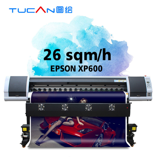 1.6m Factory direct sale cheap price 160cm small eco solvent printer XP600 print head vinyl inkjet printer