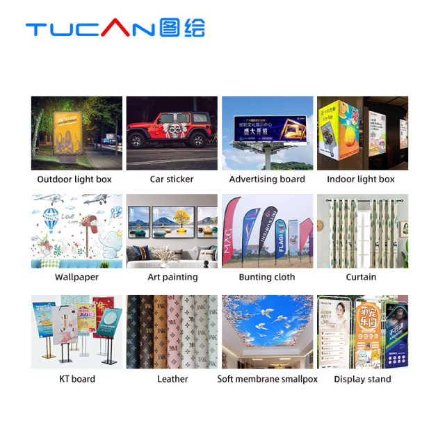 Tucan 1.6m 1.8m 1.9m high speed eco solvent printer XP600/i3200/i1600 double head flex banner vinyl printer