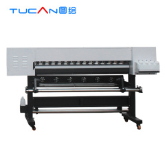 1.6m Factory direct sale cheap price 160cm small eco solvent printer XP600 print head vinyl inkjet printer
