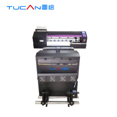 60cm DTF printer 2-4 heads for full color 9 colors DTF printing with flurocent colors new technology