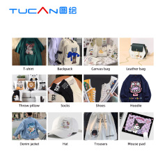 60cm High-Speed dtf printer Digital Belt Textile Printing Machine with a Speed of 130m/H Direct to Fabric Printer