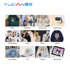 Tucan new 30cm 12inches Direct To PET Film Roll Dual XP600 Print head DTF printer with powder machine