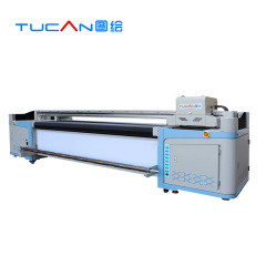 2.5m hybrid printer flatbed and roll to roll printing 2 in 1