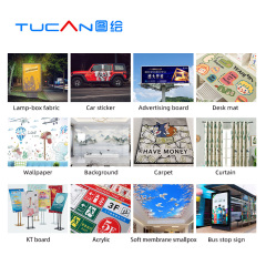 2.5m hybrid printer flatbed and roll to roll printing 2 in 1