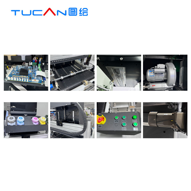 One pass pinter high speed automatic single-pass printer for paper bags corrugated paper pizza boxes hamburger boxes coasters wristbands