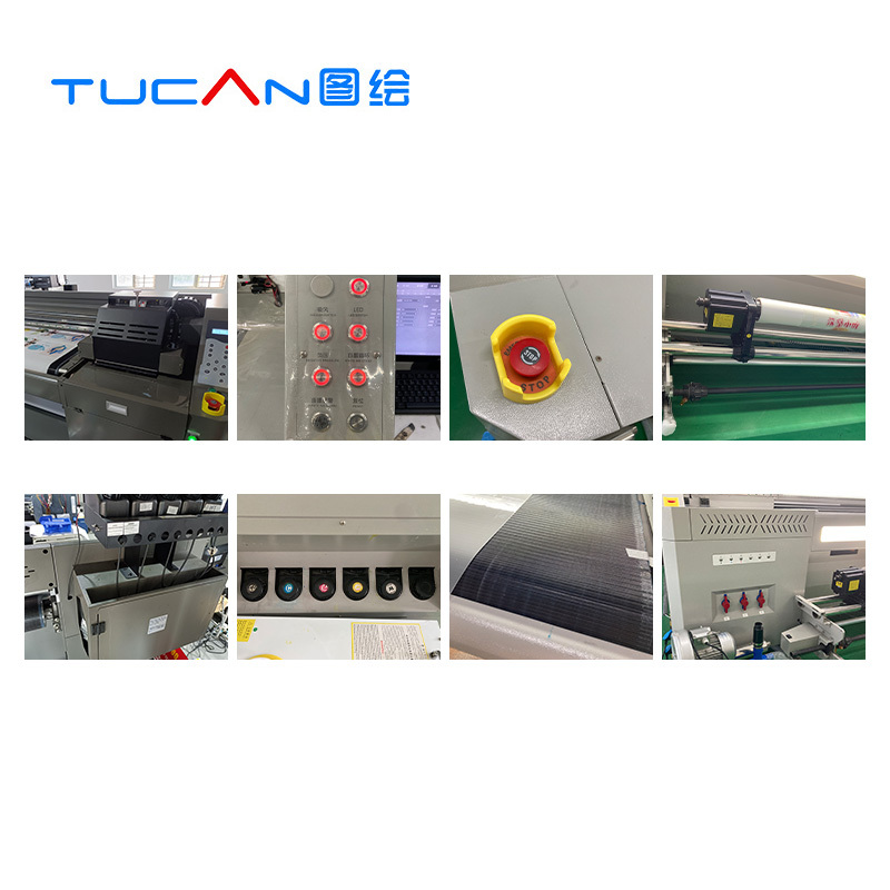 3.2m UV hybrid printer flatbed and roll to roll printing 2 in 1