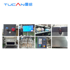 TC-800A ONE PASS printer, no need to make plates, just scan and print，single-pass printer for paper bags corrugated paper pizza boxes hamburger boxes coasters wristbands