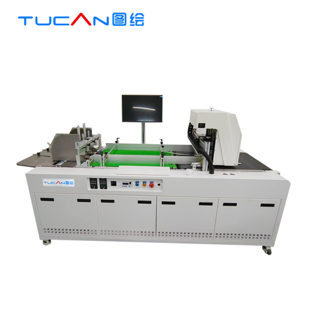 One pass pinter high speed automatic single-pass printer for paper bags corrugated paper pizza boxes hamburger boxes coasters wristbands