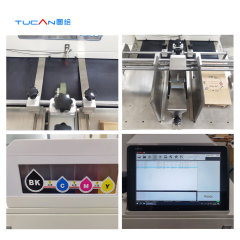 Tucan TC-300A MINI  One Pass Printer Machine Automatic Flatbed Inkjet Corrugated Cardboard Logo Printer