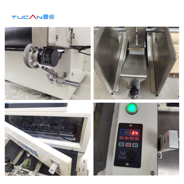 Tucan TC-300A MINI  One Pass Printer Machine Automatic Flatbed Inkjet Corrugated Cardboard Logo Printer