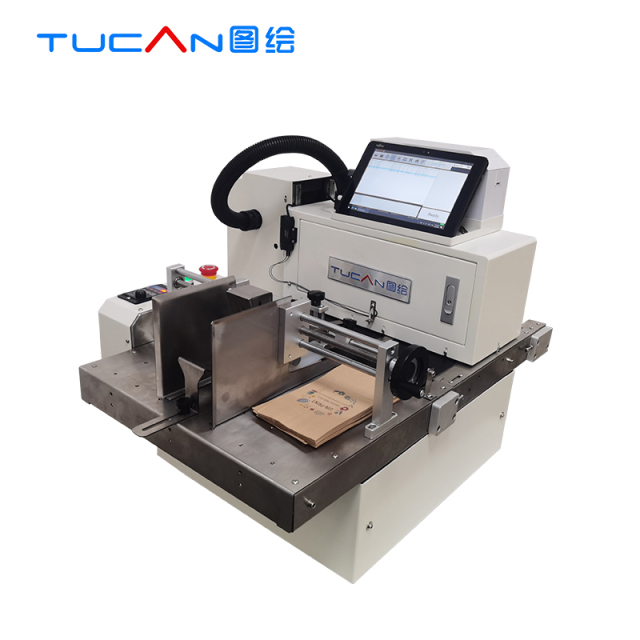 Tucan TC-300A MINI  One Pass Printer Machine Automatic Flatbed Inkjet Corrugated Cardboard Logo Printer