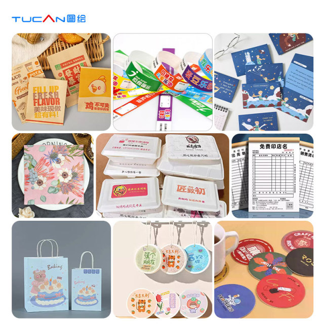 Tucan TC-300A MINI  One Pass Printer Machine Automatic Flatbed Inkjet Corrugated Cardboard Logo Printer