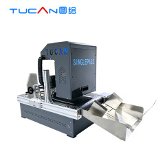 Tucan TC-300A MINI  One Pass Printer Machine Automatic Flatbed Inkjet Corrugated Cardboard Logo Printer