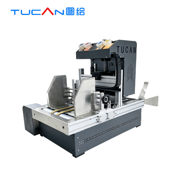 Tucan TC-300A MINI  One Pass Printer Machine Automatic Flatbed Inkjet Corrugated Cardboard Logo Printer
