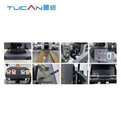 Tucan TC-300A MINI  One Pass Printer Machine Automatic Flatbed Inkjet Corrugated Cardboard Logo Printer
