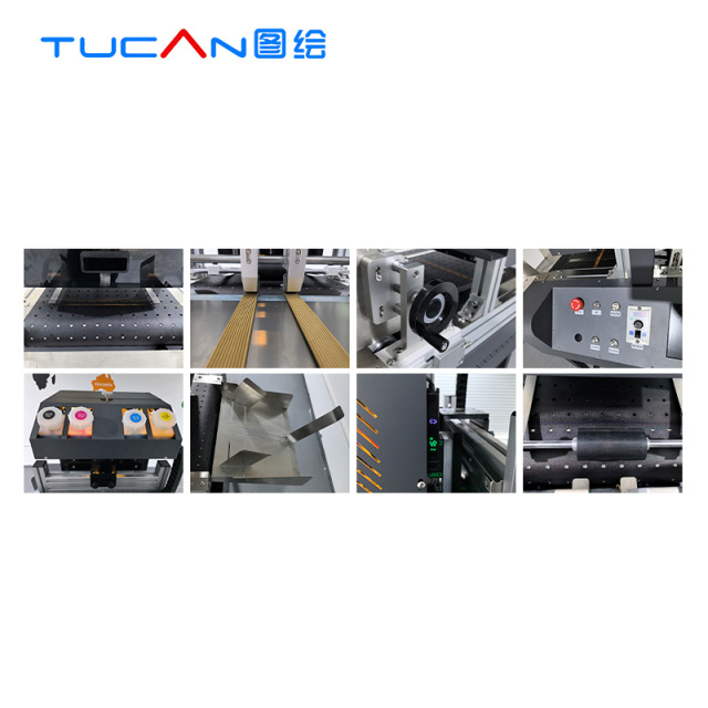 Tucan TC-300A MINI  One Pass Printer Machine Automatic Flatbed Inkjet Corrugated Cardboard Logo Printer