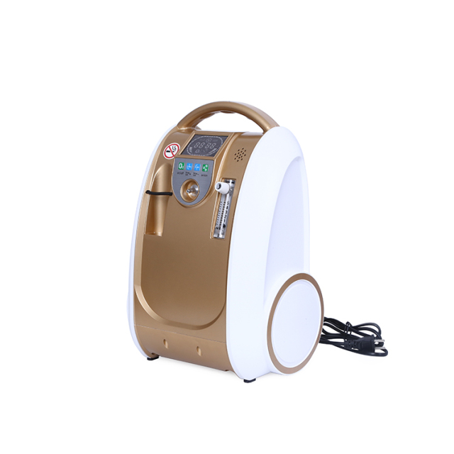 220v / 110v concentrador de oxígeno médico portátil compacto 1l-5l