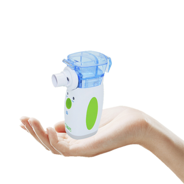 White Portable Nebulizer Machine Quiet Ultrasonic Respiratory Mesh Nebulizer