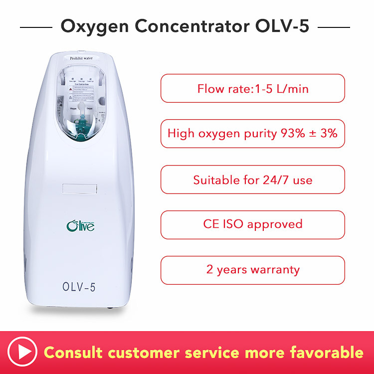 300W Lightweight Psa Medical Oxygen Concentrator With Atomizer For Frail Patients