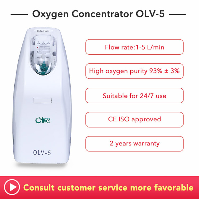 300W Lightweight Psa Medical Oxygen Concentrator With Atomizer For Frail Patients