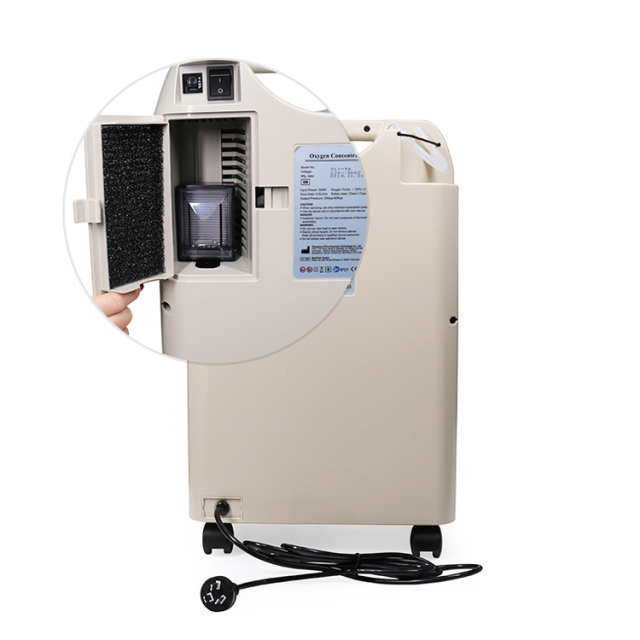 Concentrador de oxígeno para uso doméstico de alta pureza Ce Iso 93% para uso médico OLV-5-Olive 5l