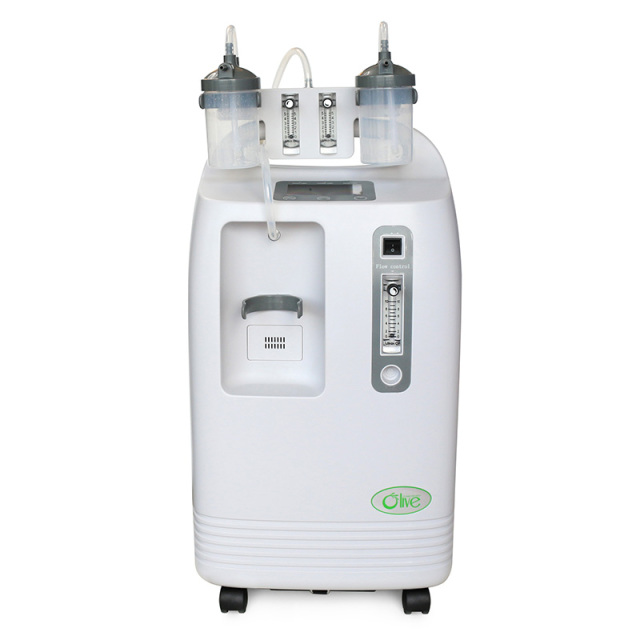 Olive 10L(OLV-10S)- For 2 Person Same Time Use Medical Grade Dual Flow Dual Use 10L Oxygen-concentrator