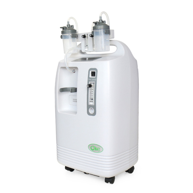 Olive 10L(OLV-10S)- For 2 Person Same Time Use Medical Grade Dual Flow Dual Use 10L Oxygen-concentrator
