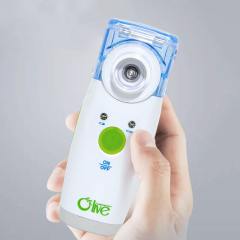 Nebulizador ultrasónico portátil de oliva para niños y uso en viajes
