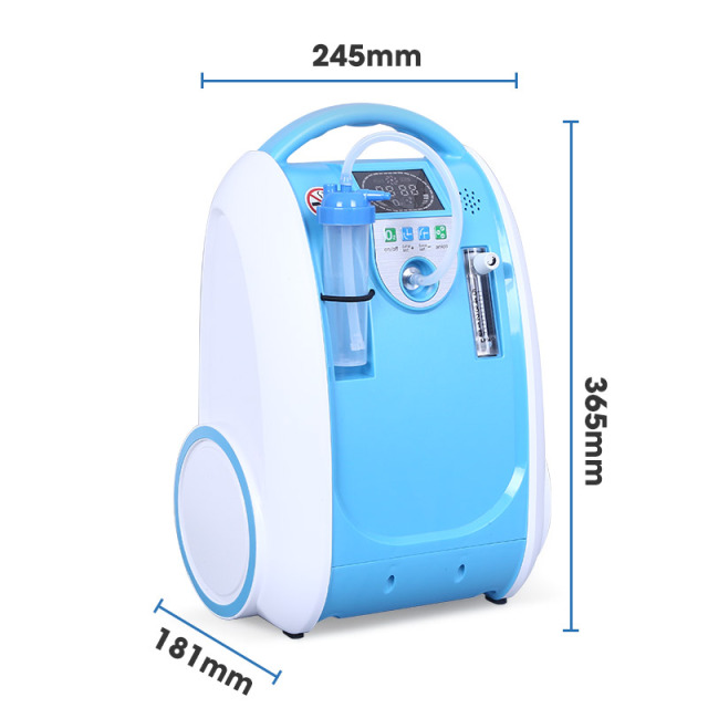 Intelligent Portable Car Oxygen Concentrator Adjustable Flow Sustained Oxygen Supply