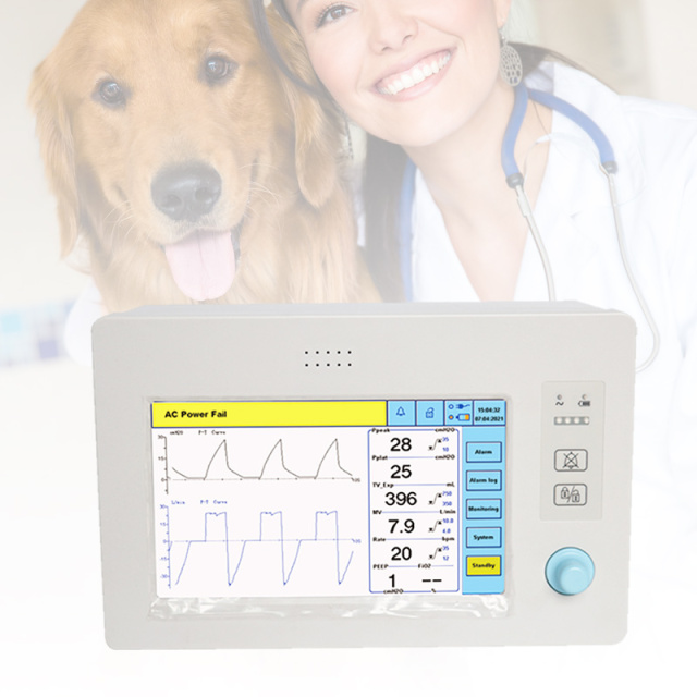 Veterinary Breathing Safety Monitor Anesthesia Monitoring Veterinary Anesthesia Machine Veterinary Monitor