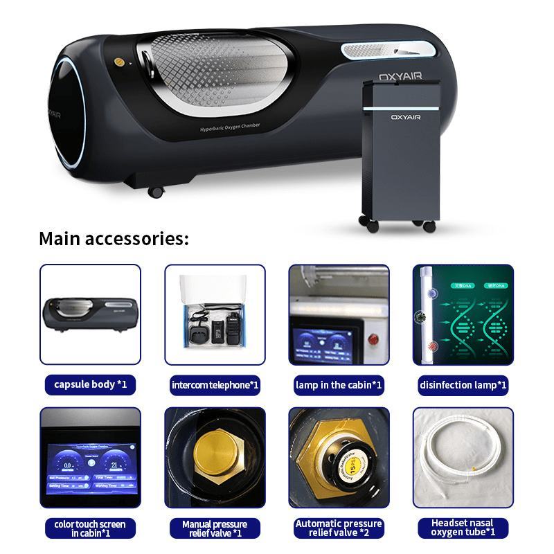 1.5-2.0 ATA High Quality Fitness/ Wellness Commercial Hyperbaric System Hard Shell Hyperbaric HBOT Therapy Chamber