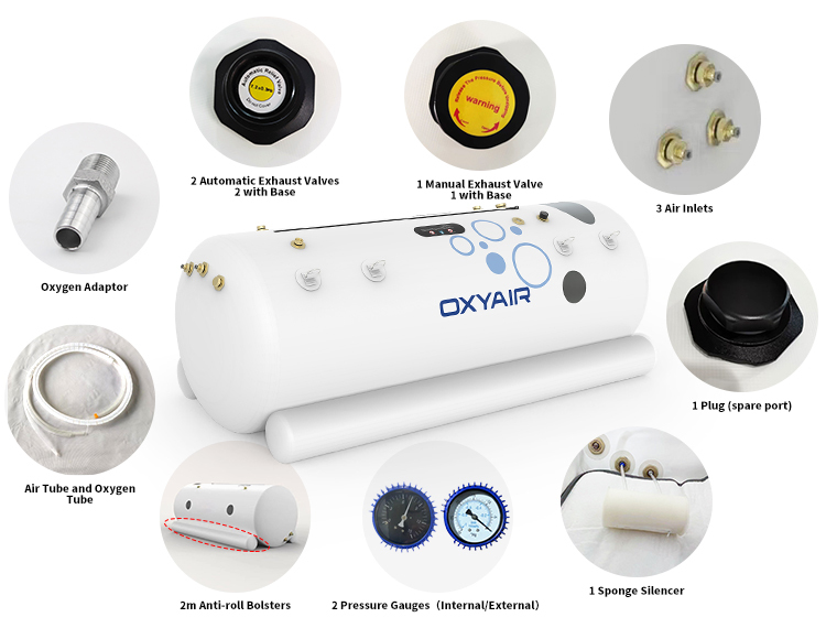 Wholesale Wellness Commercial 1.5ATA Soft Hyperbaric Oxygen Lying Hyperbaric Sleep Chamber