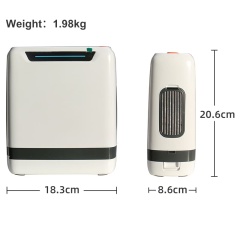 2024 5L Mountain High Oxygen Systems Mini Portable Rechargeable Pulse Oxygene Concentrator For Mountain Climbing