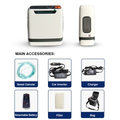2024 5L Mountain High Oxygen Systems Mini Portable Rechargeable Pulse Oxygene Concentrator For Mountain Climbing