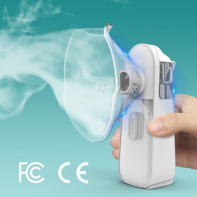 Nueva máquina nebulizadora inhaladora de actualización Mini Nebulizador portátil recargable de mano