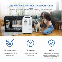 Oxygen Concentrator,10L Veterinary Hospital Oxygen Equipment Oxygen Concentrator for Pet Breath Oxygen