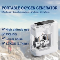 Oxygen Concentrator,OLV-POC4 Portable O2 Concentrator Mini Pulse Dose Oxygen Concentrator
