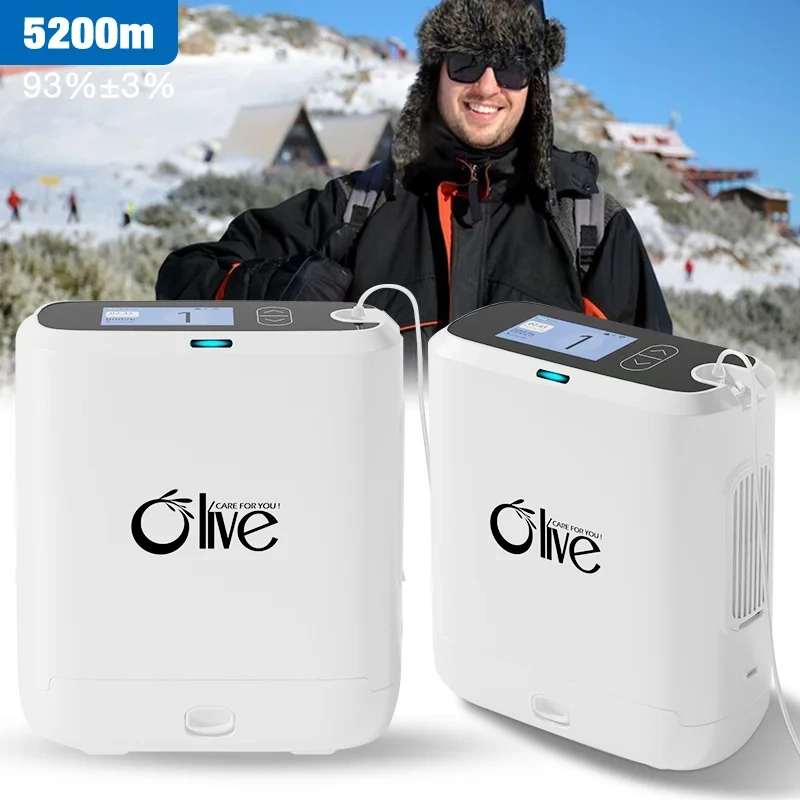 Oxygen Concentrator,OLV-POC4 Portable O2 Concentrator Mini Pulse Dose Oxygen Concentrator