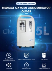 Oxygen Concentrator,Olive 5L- OLV-5S Wholesale Quiet Home Stationary Oxygen Machine 5 Litre With 96% Purity Oxygen