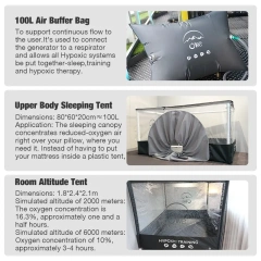 Oxygen Concentrator,50-100lpm Hypoxic Generator For Simulated Altitude Training System In Gym And Sports Center