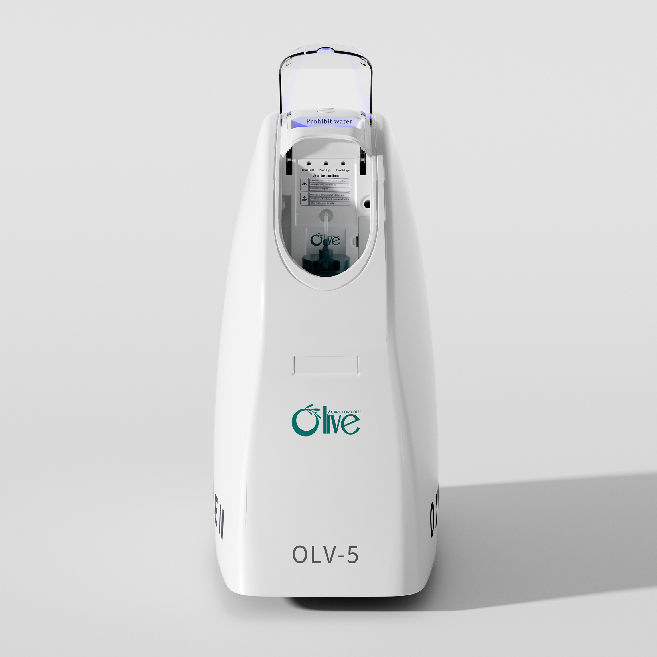 Oxygen Concentrator,OLV-5 High Efficient 5L Continuous Flow Home Oxygen Concentrator Longer Lifespan