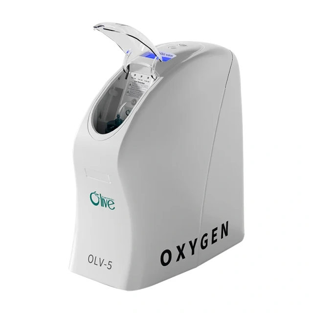 Oxygen Concentrator,OLV-5 High Efficient 5L Continuous Flow Home Oxygen Concentrator Longer Lifespan