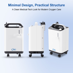 Adjustable continuous flow medical oxygen concentrator