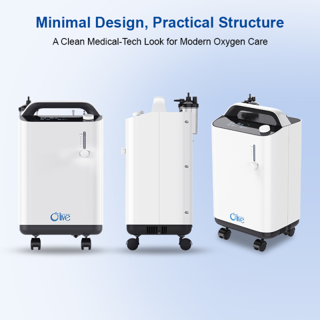Adjustable continuous flow medical oxygen concentrator