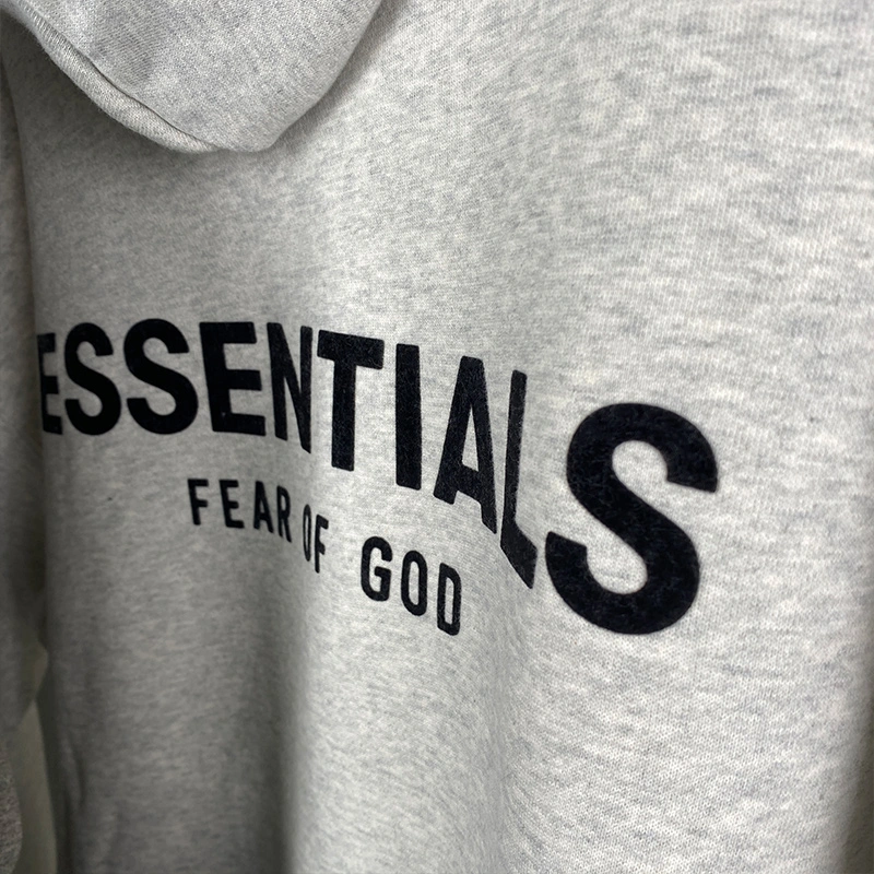 SS22 Essentials Hoodie (Black Velvety)