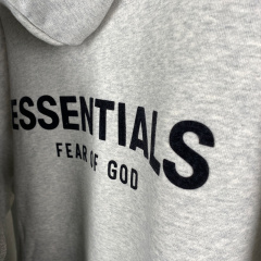SS22 Essentials Hoodie (Black Velvety)