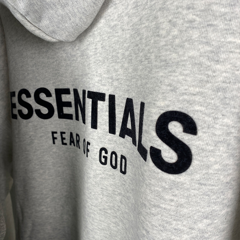 SS22 Essentials Hoodie (Black Velvety)