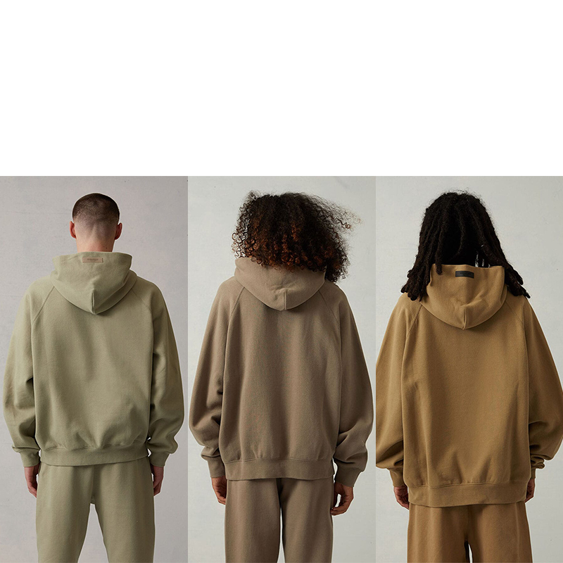 SS22 Essentials Hoodie (White Velvety)